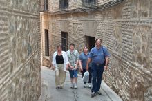 We had them walking all over Toledo.  It was not flat!