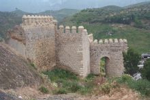 In Antequerra the castle was being restored.