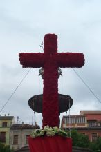 Una cruz in Bib Rambla (¿Is that the Devil´s pitch fork showing?)