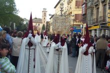 Our next procession from ground level.  Notice that the participants include men, women, and children.